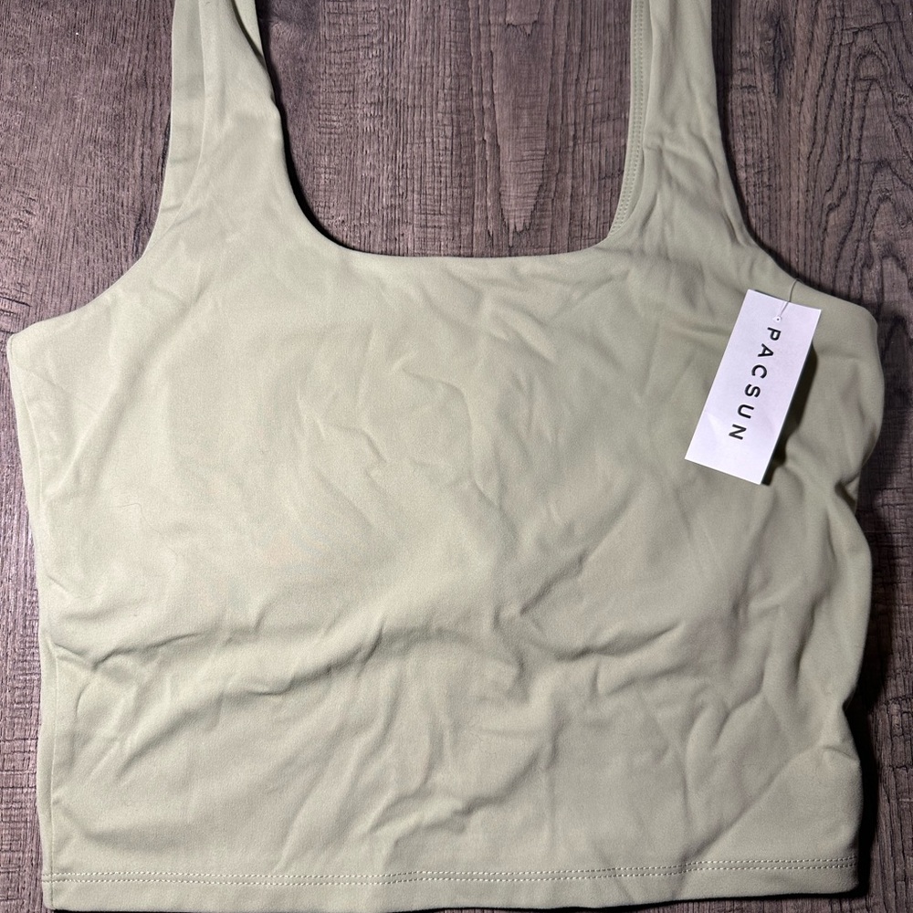 PacSun Light Green Tank Top